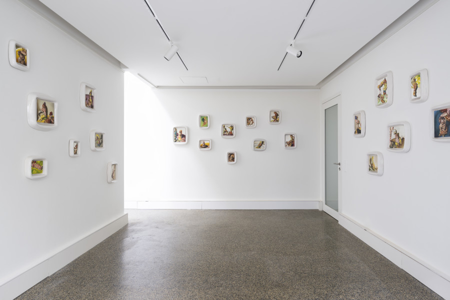 Exhibition view, Léopold Rabus: Monde en digestion, 08.02. – 12.04.2024. Wilde Basel. Photo: Andreas Zimmermann