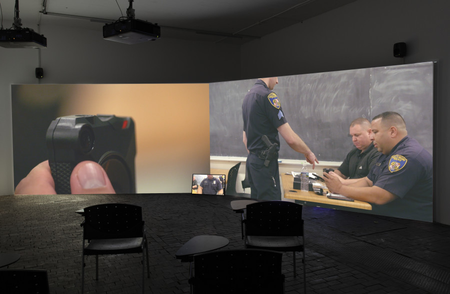 Theo Anthony, Neutral Witness, 2020. Courtesy of the artist and Memory Production. Photo/ Quentin Touya © Centre d'Art Contemporain Genève