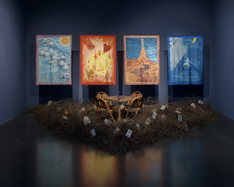 Betye Saar: Serious Moonlight, Installation view, 2023, Photo: Kunstmuseum Luzern, Marc Latzel.