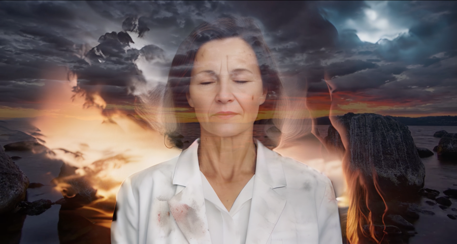 Nicola Genovese, Desireless (Allison), still from three-channel video installation, 2023.