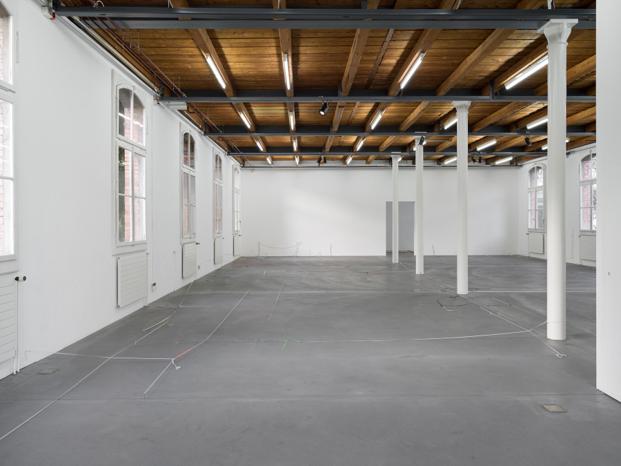 Olga Balema, The bizarre space of complex numbers, installation view, Kunsthalle Friart Fribourg, 2025. Photo: Cedric Mussano