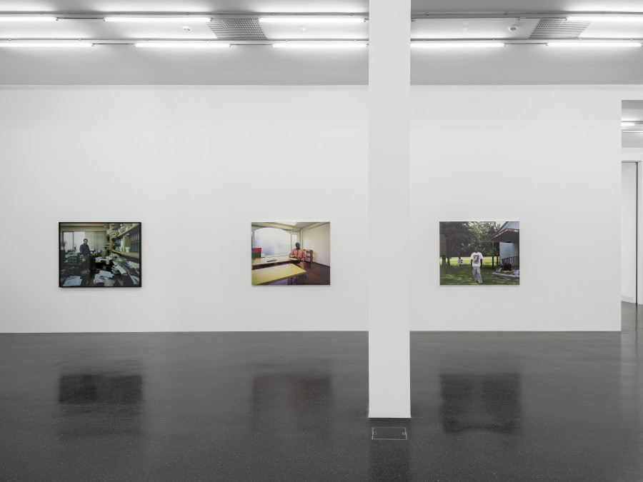 Installation view, Bruno Serralongue, Pour la vie, Galerie Francesca Pia, Zurich, 2022. Photo: Cedric Mussano