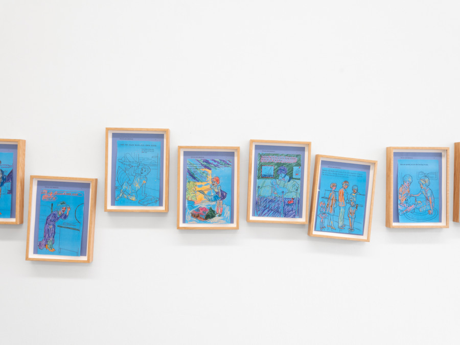 Exhibition view, Susan Hiller, Divided Self, Kunsthaus Biel Centre d’art Bienne, 2025. © The Estate of Susan Hiller; Courtesy of Lisson Gallery; photos Lea Kunz