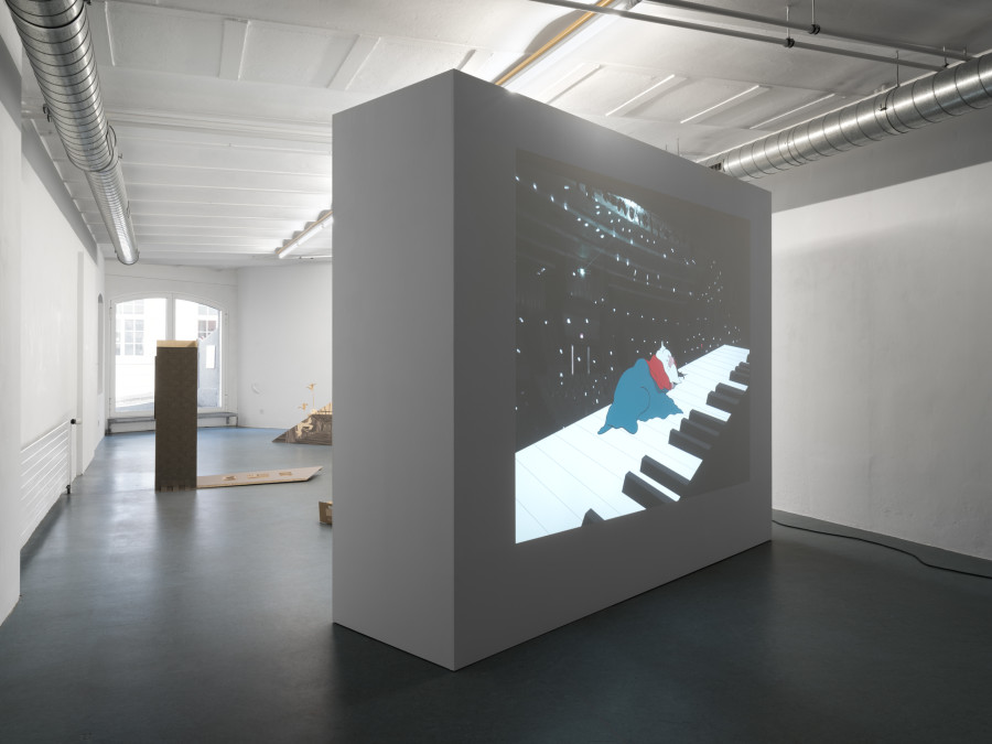 Exhibition view, In a Certain Light, Anna Christen, Simon Pellegrini, 2026. Photo credits: Julian Blum