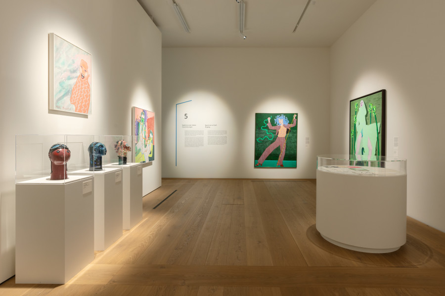 Installation view «Kiki Kogelnik. Retrospective», Kunsthaus Zürich, 2024. Photo credit: Kunsthaus Zürich, Franca Candrian