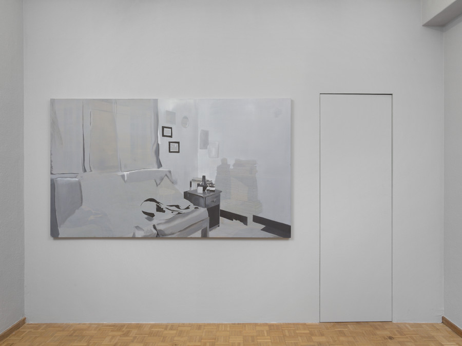 Exhibition view, Deborah-Joyce Holman, Beautiful and tough as chestnut/stanchions against our nightmare of weakness, Sentiment, 2022. Photo: Philipp Rupp. Courtesy: of Sentiment and the artist