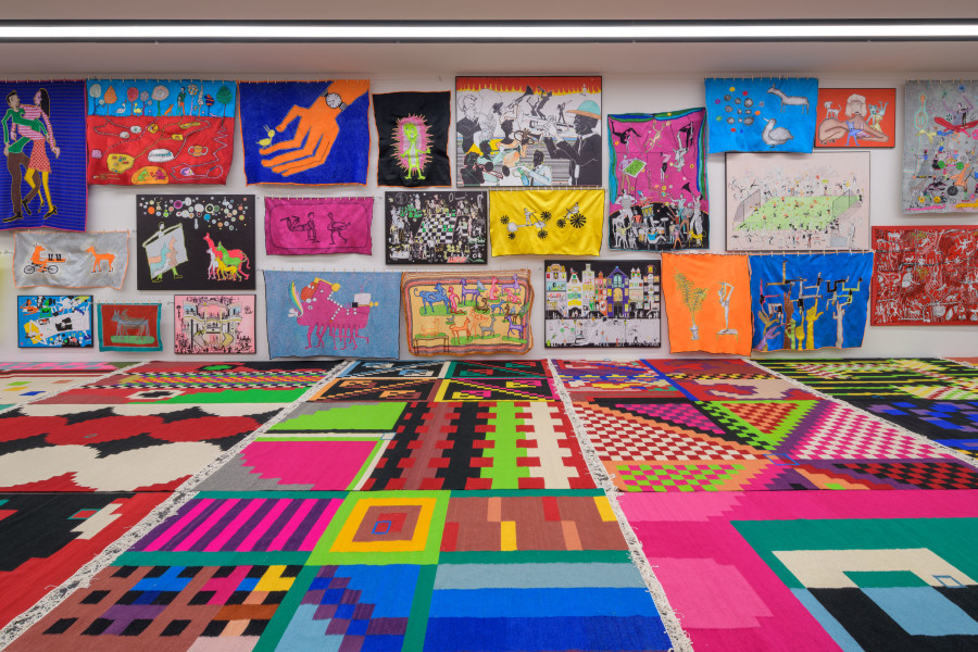Ausstellungsansicht Jakup Ferri. we, we or me, Kunstmuseum Luzern, 2023. Foto: Marc Latzel