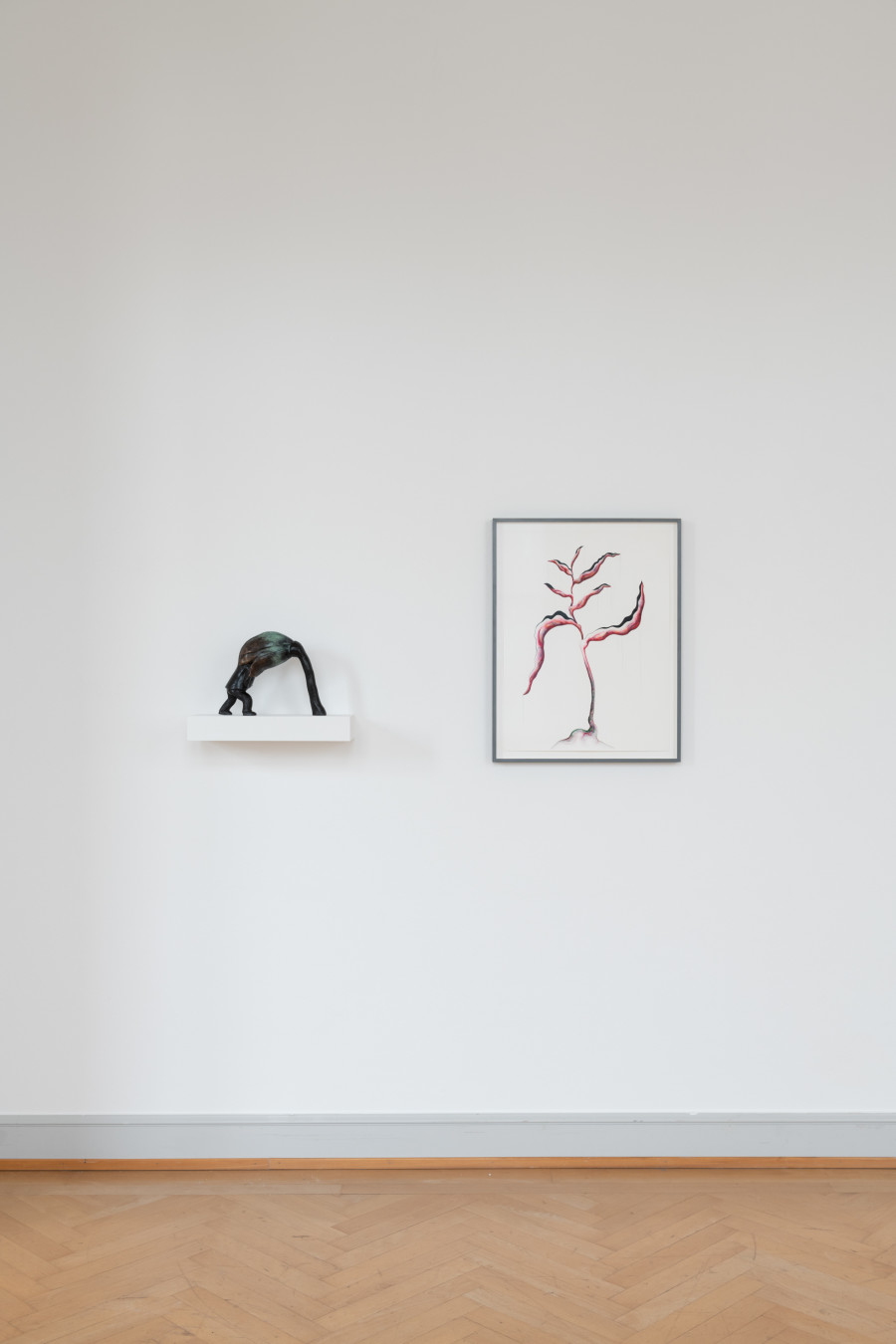 Grace Schwindt, Installation view Kunstmuseum St.Gallen, Courtesy the artist and Zeno X Gallery, Antwerp, Photo: Sebastian Stadler