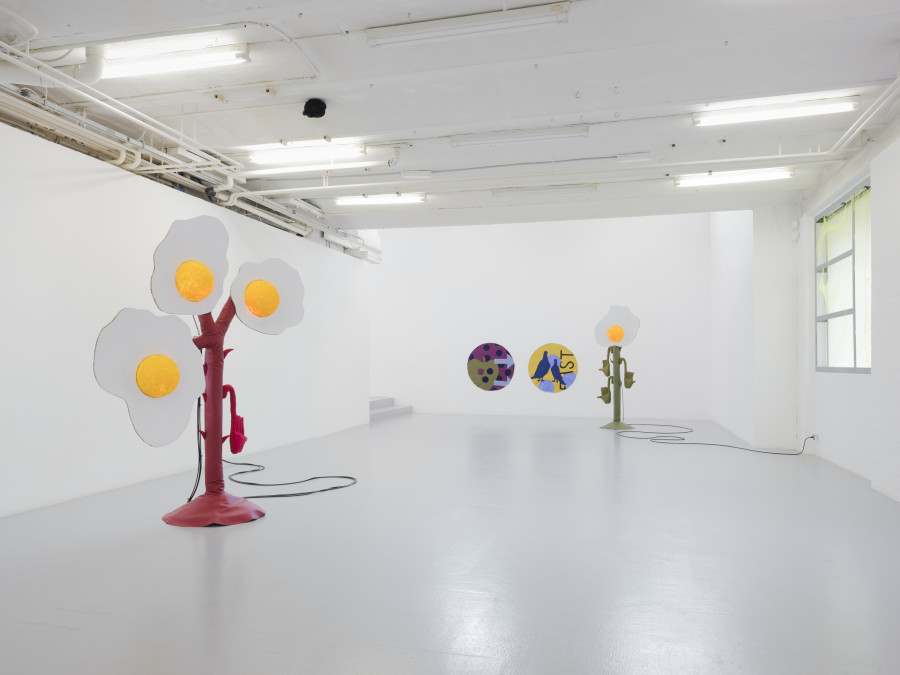 dwelling with the shadows, vue d’exposition, 2024. CAN Centre d’art Neuchâtel, Switzerland. Photography: Sebastian Verdon. Courtesy: All images copyright and courtesy of the artists and CAN Centre d’art Neuchâtel