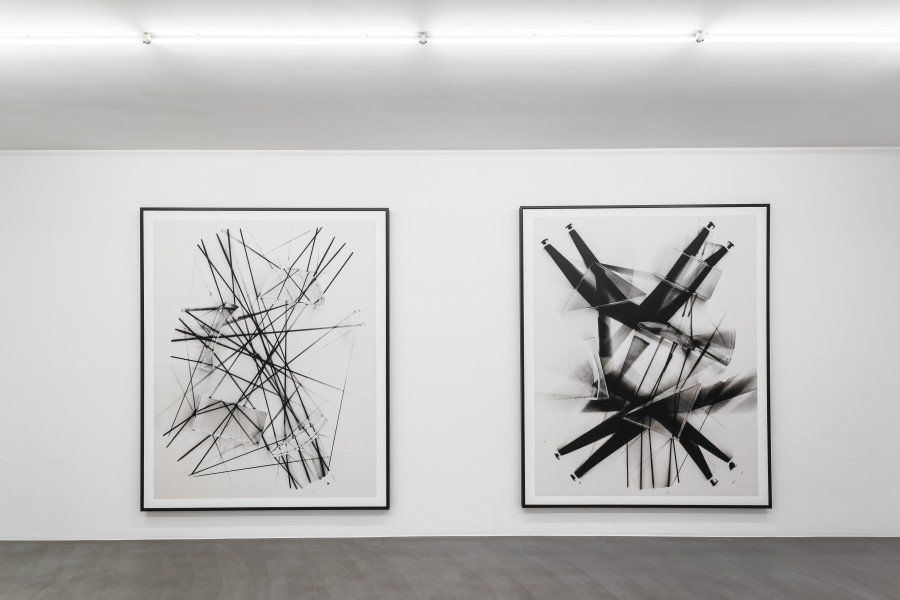Exhibition view, Thomas Ruff "expériences lumineuses" at Mai 36 Galerie, Zürich, 2025. Photo credit: Peter Baracchi