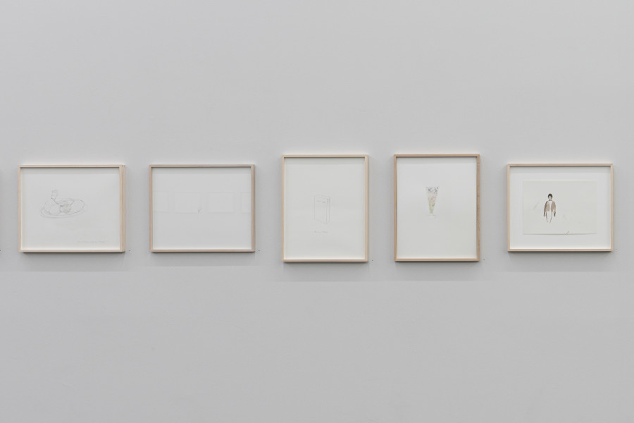 Bethan Huws, Works on Paper, Installation Views, Kunst Museum Winterthur 2021, ©2021, Bethan Huws / ProLitteris, Zurich Photos: Reto Kaufmann