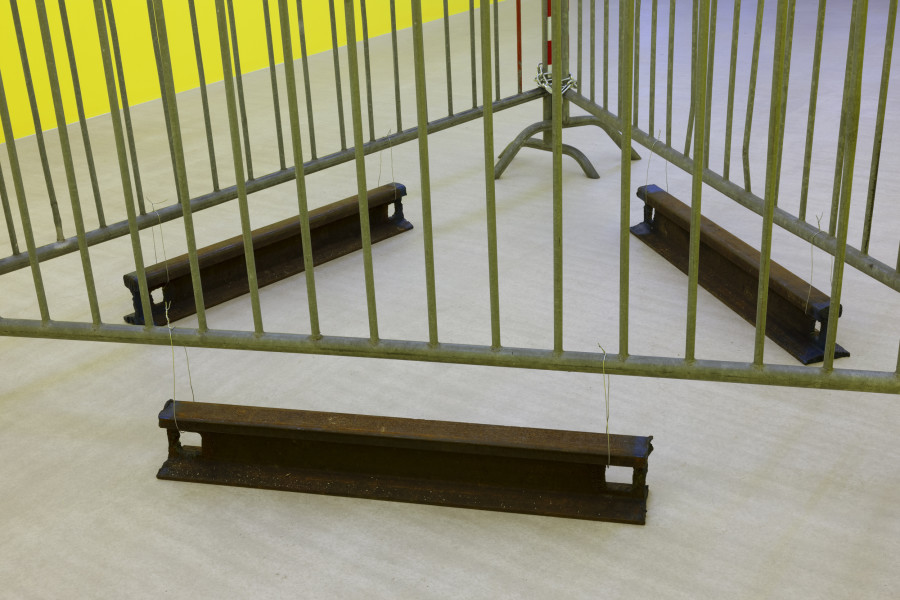 Baker Wardlaw, closeup of (bit) apparatus, 2024. Photography: Gina Folly / Copyright and courtesy of the artist and For, Basel
