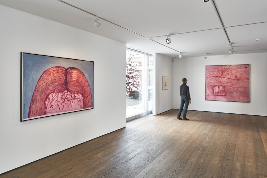 ‘Philip Guston. Transformation‘ Hauser & Wirth St. Moritz, 2020. Philip Guston © The Estate of Philip Guston. Photo: Jon Etter