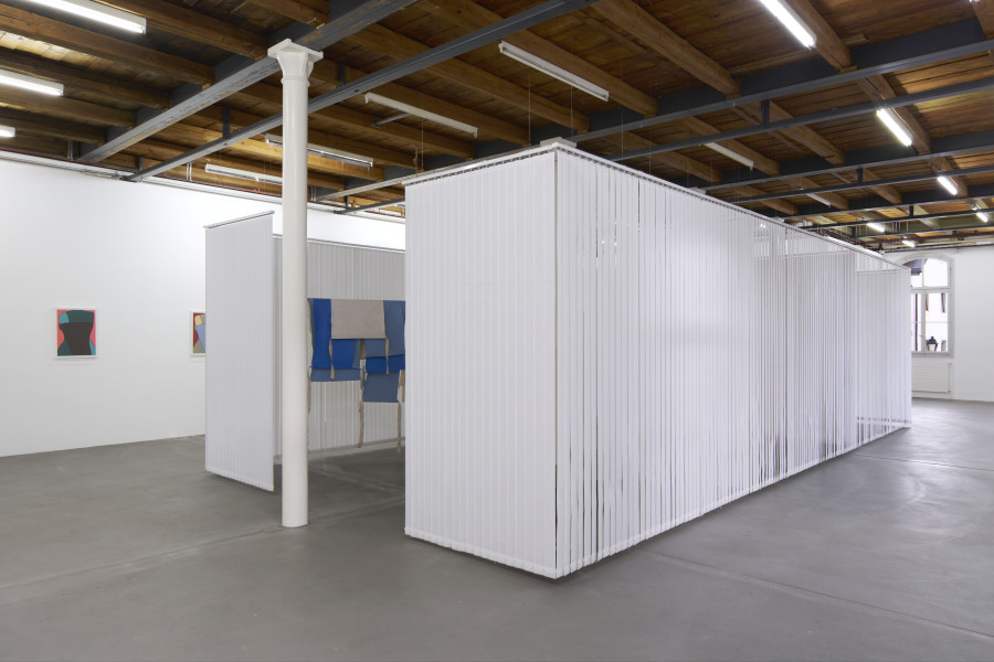 Exhibition view, Azize Ferizi, Spring / Summer 25 , Kunsthalle Friart Fribourg, 2025. Photo: Guillaume Python. Courtesy of the artist and Kunsthalle Friart Fribourg
