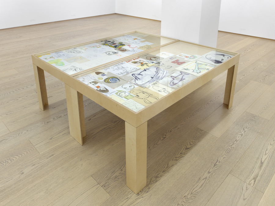 Installation Views, Yoshitomo Nara: The Bootleg Drawings 1988–2023, Pace Gallery, Geneva, Nov 17, 2023 – Feb 29, 2024. © Yoshitomo Nara, courtesy Pace Gallery. Photo: Annik Wetter, courtesy Pace Gallery