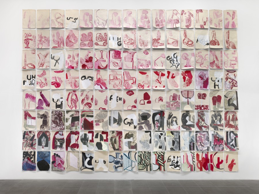 Installation view Amy Sillman. Oh, Clock!, Kunstmuseum Bern, 2024, photo: © Annik Wetter