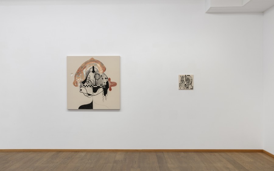 Installation view, Alexi Tsioris, Dwell raw, Livie Gallery, 2025, Photos: Esther Mathis