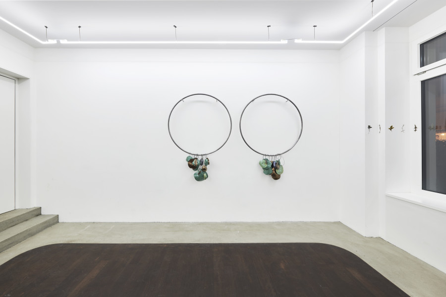Installation view, Cuore Mangiato, Guscio di Fiore, Fattucchiere, Kulturfolger, 2023-2024. Photo: Anna Maysuk