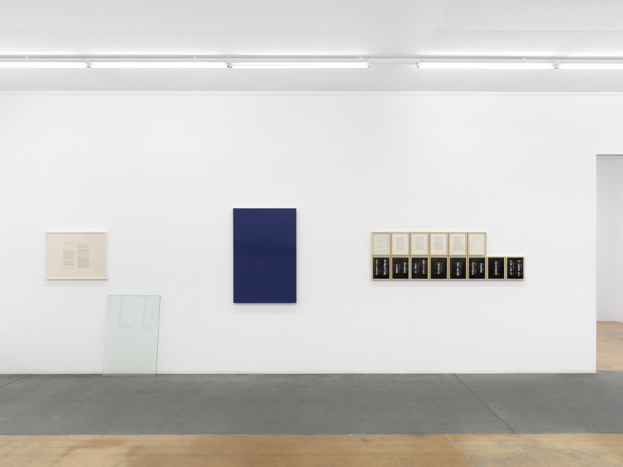 Ian Burn. Vue d'exposition, MAMCO, 2023, photo Annik Wetter