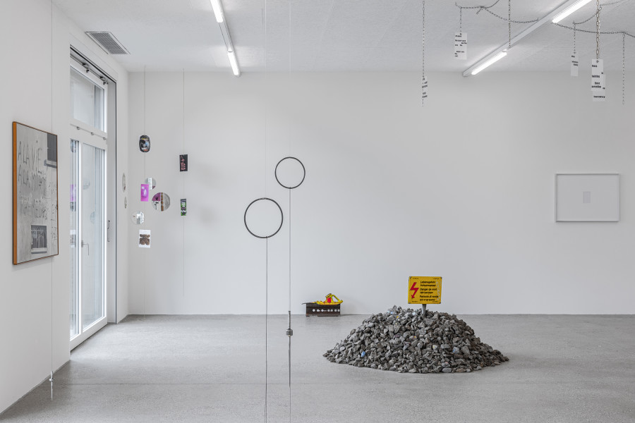 Exhibition View Group Show « All my loved ones like to fight » at CALM – Centre d’Art La Meute, Lausanne, 2023 / Photo: Théo Dufloo / Courtesy the artists and CALM – Centre d’Art La Meute