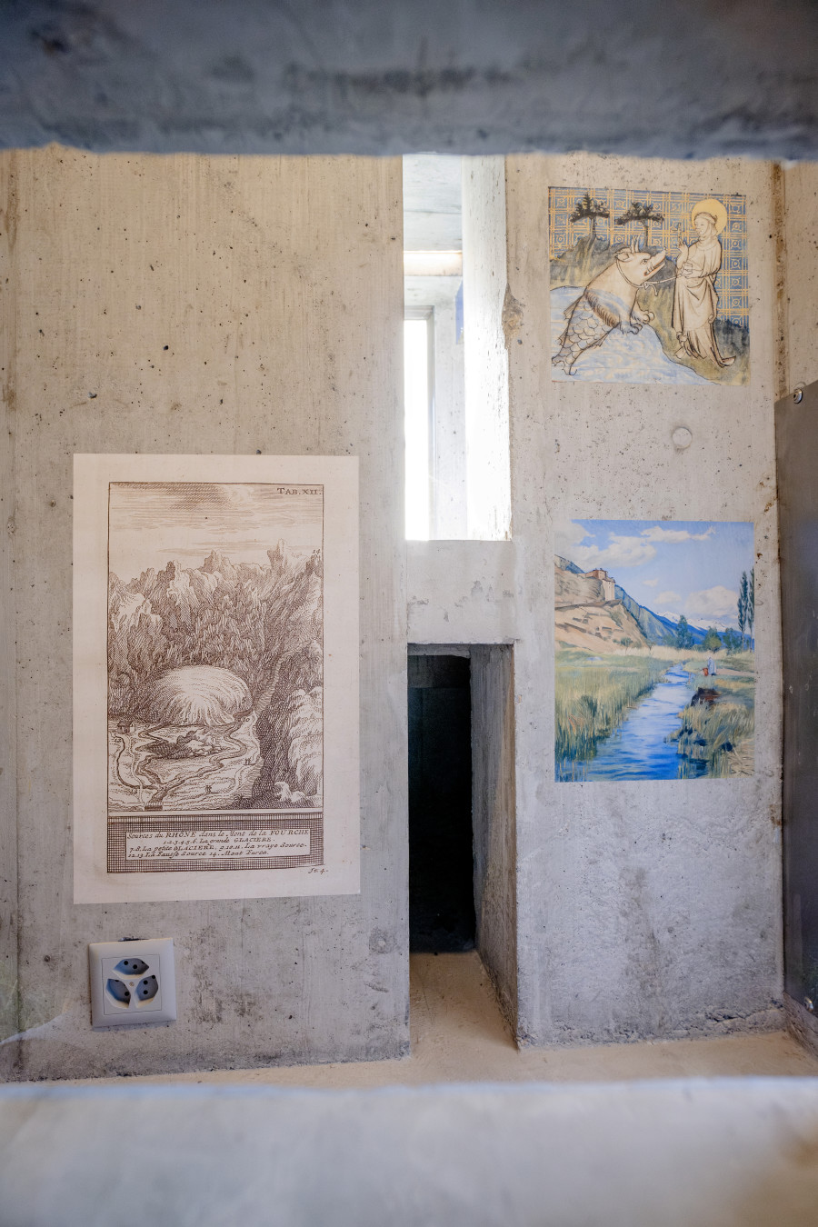 Exhibition, Willimann / Arai, Walking with the Rhone, Lemme, 2023. Photo credit: Romain Iannone, Josiane Imhasly (Lemme)