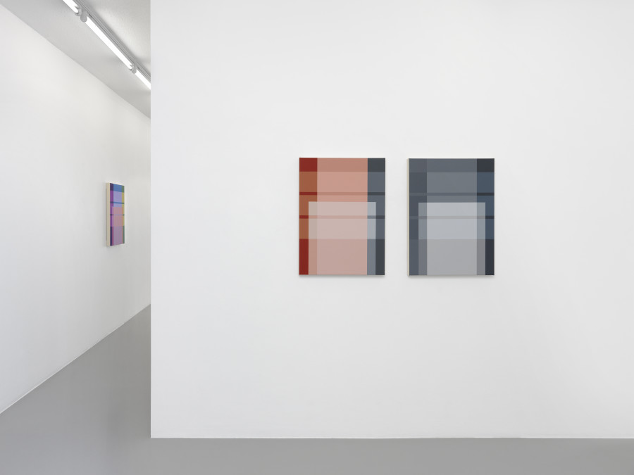 Exhibition view, Stéphane Dafflon, Tilted + Blurred, xippas, 2023. Photo credit: Annik Wetter