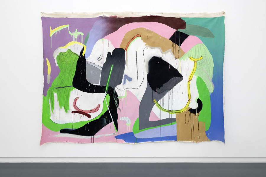 Sadhyo Niederberger, «Was wir sehen blickt uns an» Videodokumentation einer Bildbetrachtung, 2020 In Zusammenarbeit mit Hannes Stark und Daniel Reichenbach, Video, Full HD, Farbe/Ton, 41'12", Masse variabel Foto: René Rötheli