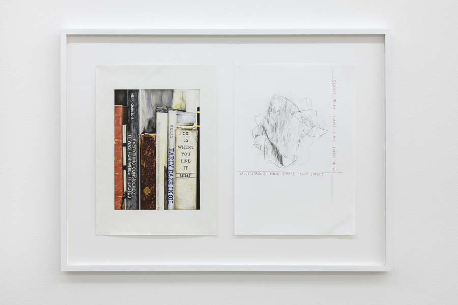 Marta Riniker-Radich, Untitled, 2025, colored pencil, pencil and wax crayon on paper, 42 x 57 cm. Photography: Gina Folly / all images copyright and courtesy of the artist and For, Basel