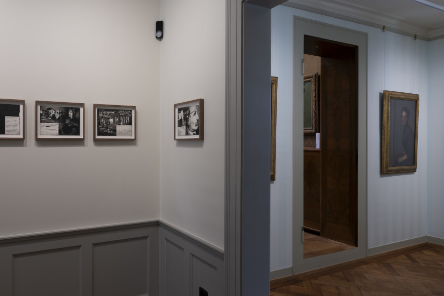 Ausstellungsansicht Marcel van Eeden. The Villa, 2024. Foto: Reto Kaufmann, Zürich