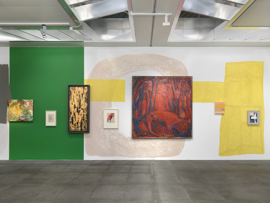 Installation view ‘Collection intervention by Amy Sillman’, Kunstmuseum Bern, 2025, photo: © Annik Wetter