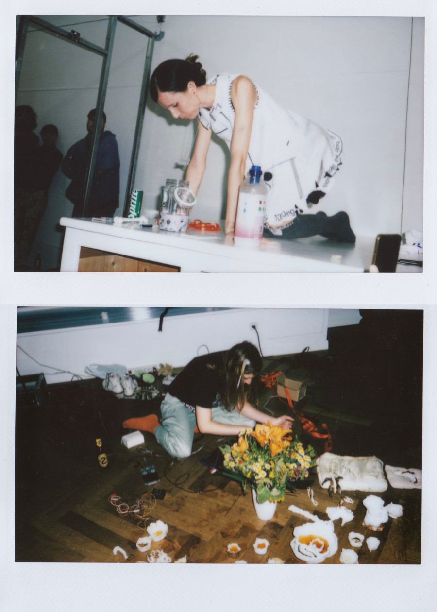 Live interventions on 5.9.2024, feat. Thilda Bourqui, Tony Colombe. K, Pauline Coquart, Gaia Vincensini, Xaxalxe, KRONE COURONNE. Credit photo: © Fabrice Schneider