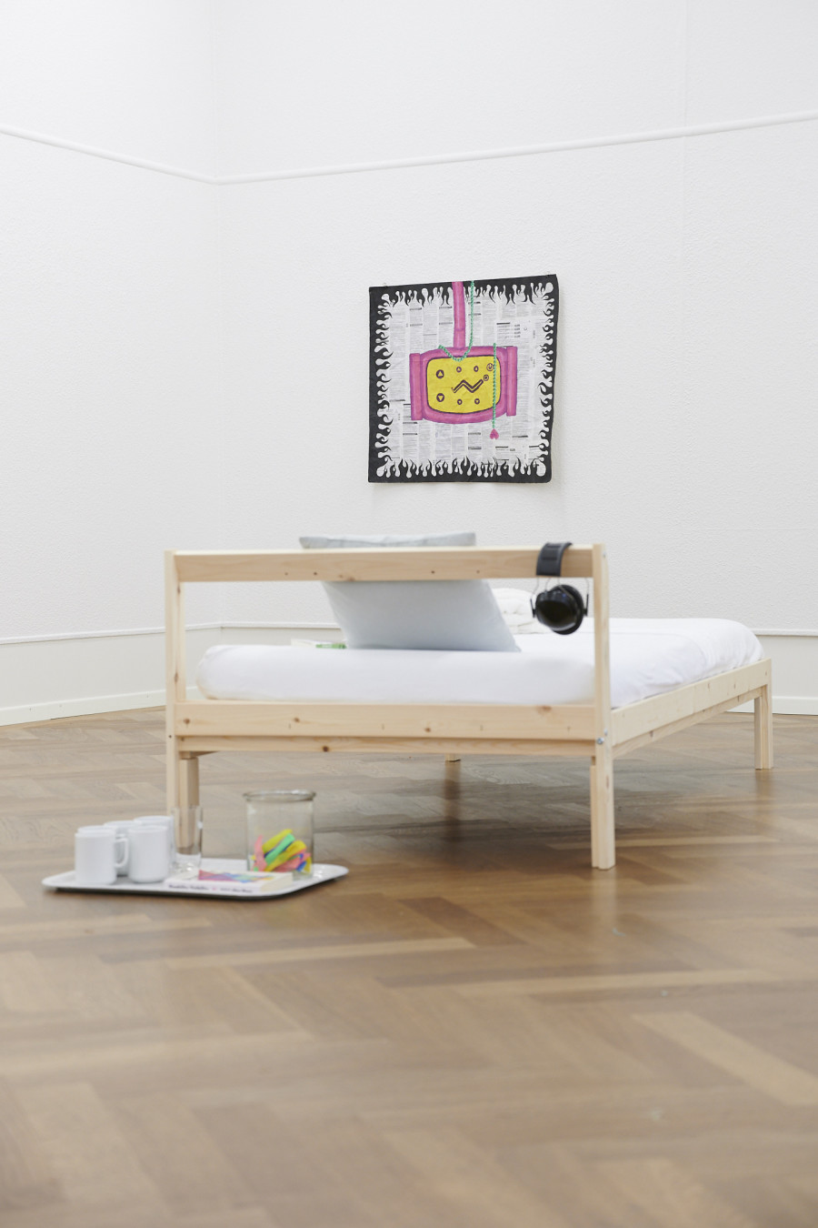 Installation view, Sweet Crip, KRONE COURONNE, 2023. Credits © Alizée Quinche