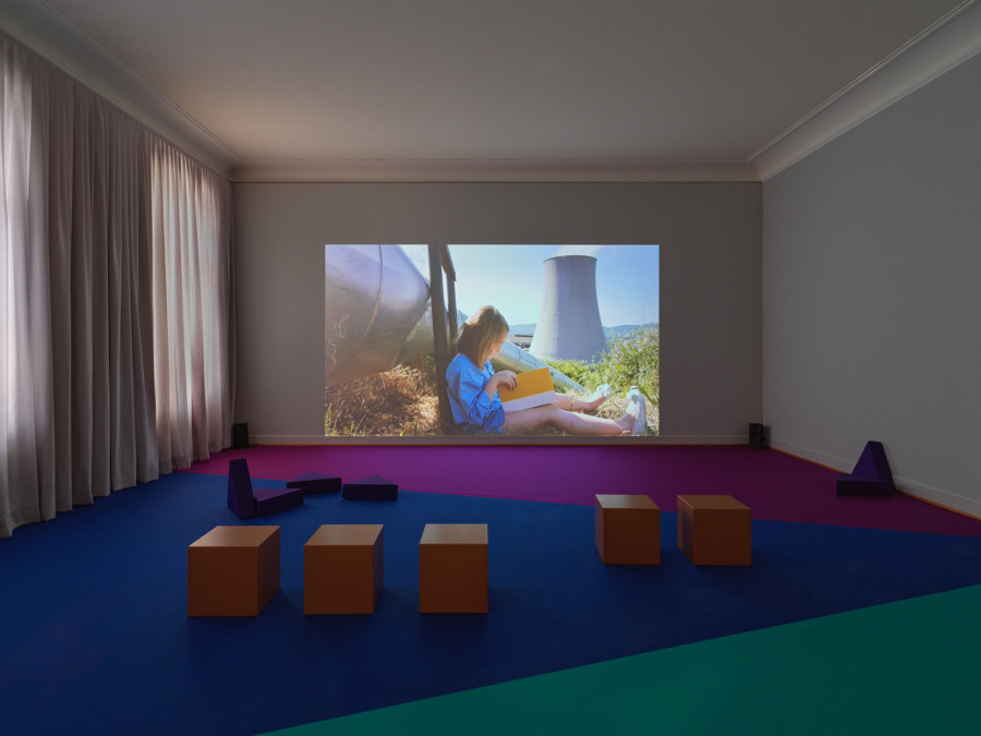 Ausstellungsansicht Mikhail Karikis, Voices, Communities, Ecologies., Foto: Stefan Altenburger