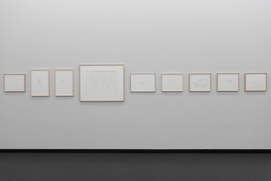 Bethan Huws, Works on Paper, Installation Views, Kunst Museum Winterthur 2021, ©2021, Bethan Huws / ProLitteris, Zurich Photos: Reto Kaufmann