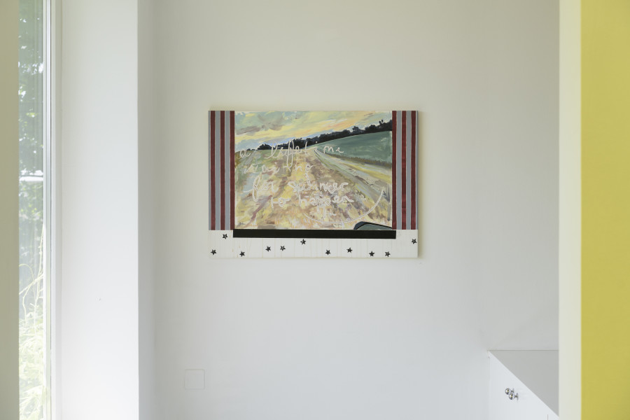 Exhibition view, Elise Corpataux, A Lifetime Waiting for Summer to Happen, suns.works, 2024. ©2024 suns.works and the artist. Photography: Claude Barrault, Remy Ugarte Vallejos et al.