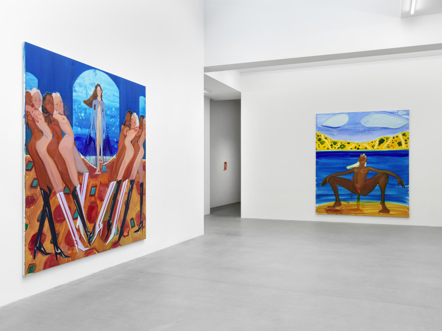 Installation view, Sofia Mitsola, Villa Venus: An Organized Dream, Galerie Eva Presenhuber, Zurich, Waldmannstrasse, 2023. © Sofia Mitsola. Courtesy the artist and Galerie Eva Presenhuber, Zurich / Vienna. Photo: Stefan Altenburger Photography, Zürich