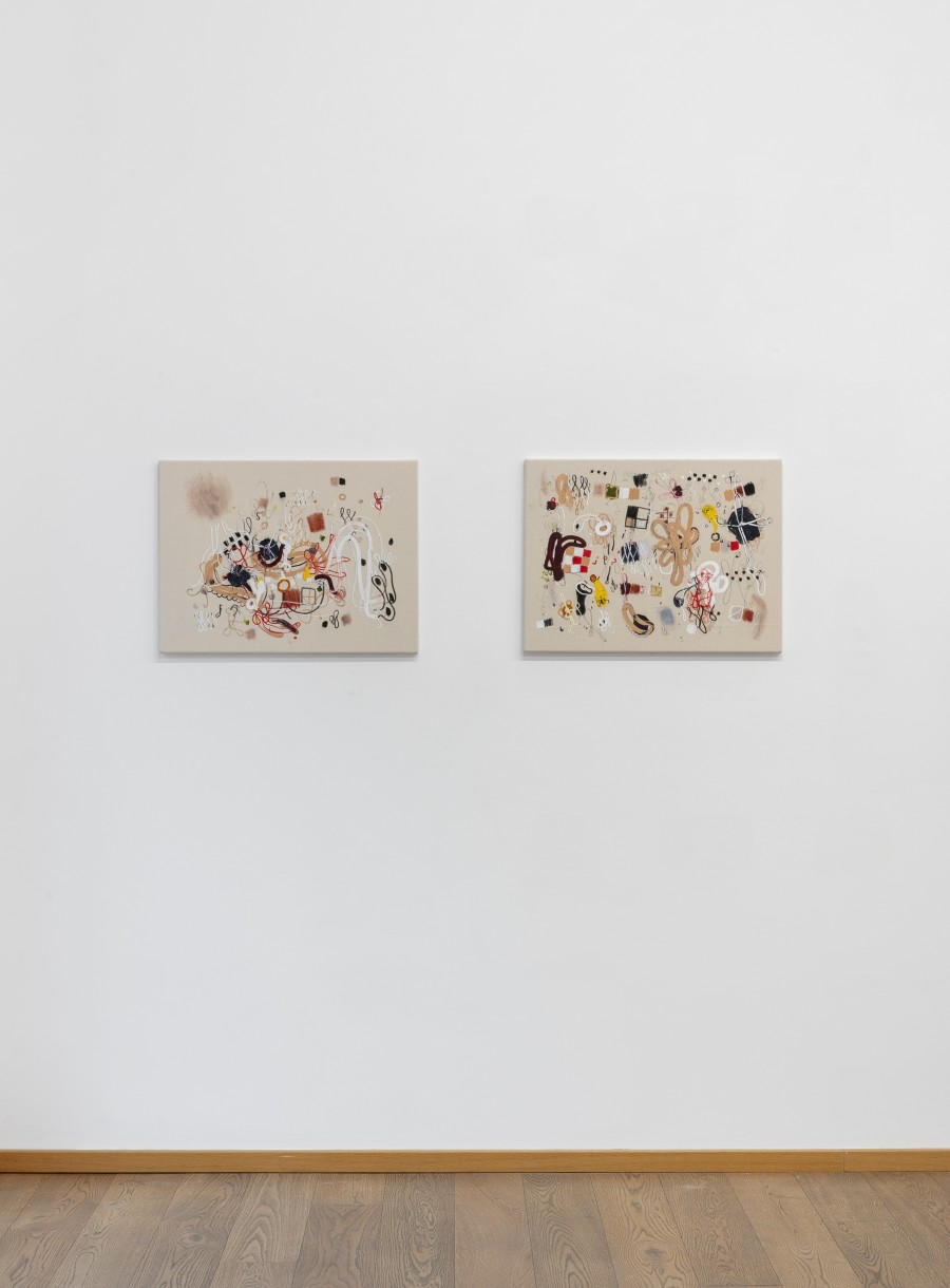 Installation view, Alexi Tsioris, Dwell raw, Livie Gallery, 2025, Photos: Esther Mathis