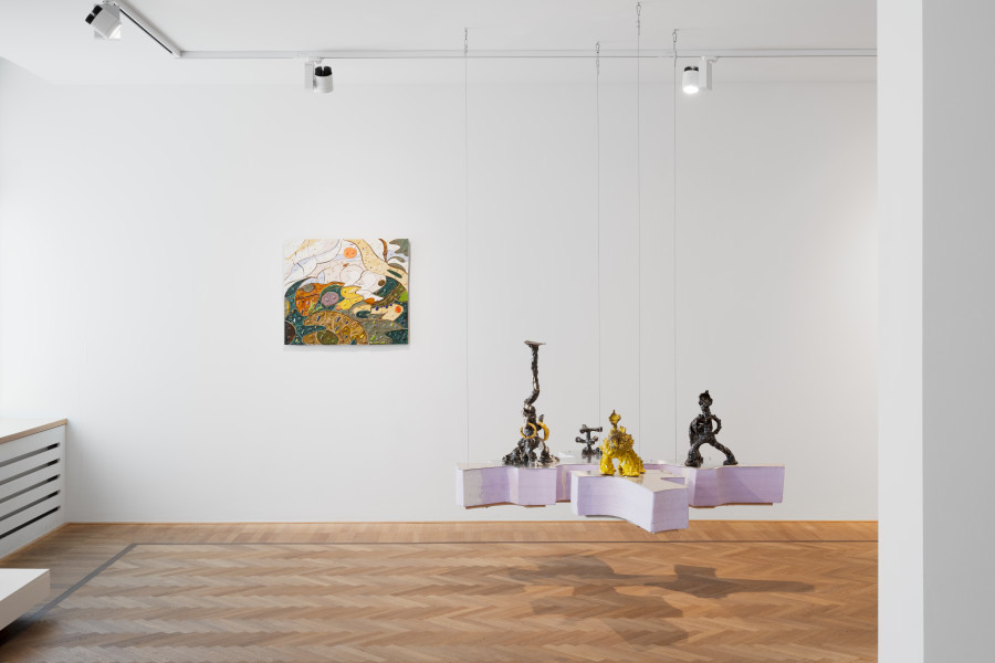 Installation view of 'twenty thousand years', 2026, Galerie Fabian Lang, Zürich. Credit: Courtesy of the artists and Galerie Fabian Lang. Copyright: © The artists and Galerie Fabian Lang