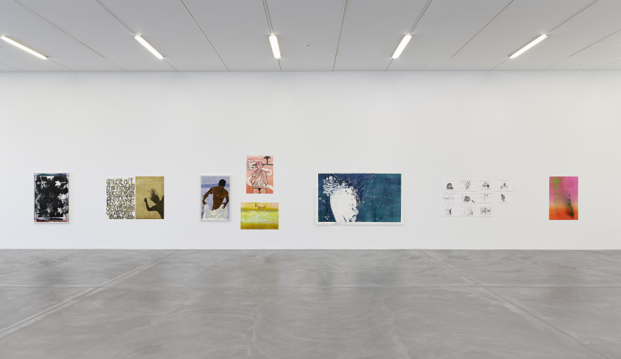 Installation view, MONOTYPES, Edition VFO at Kunsthalle Zürich, 2023. Courtesy of Edition VFO, Kunsthalle Zurich, the artist and Bernhard Strauss.
