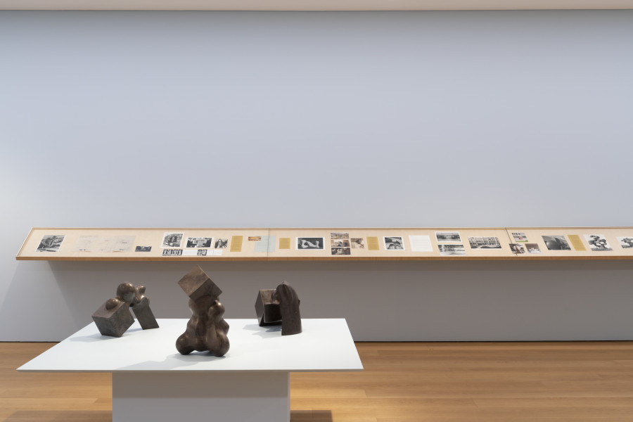 Vue de l’exposition André Tommasini. Une vie à sculpter. Musée cantonal des Beaux-Arts de Lausanne. Photo : Etienne Malapert/MCBA