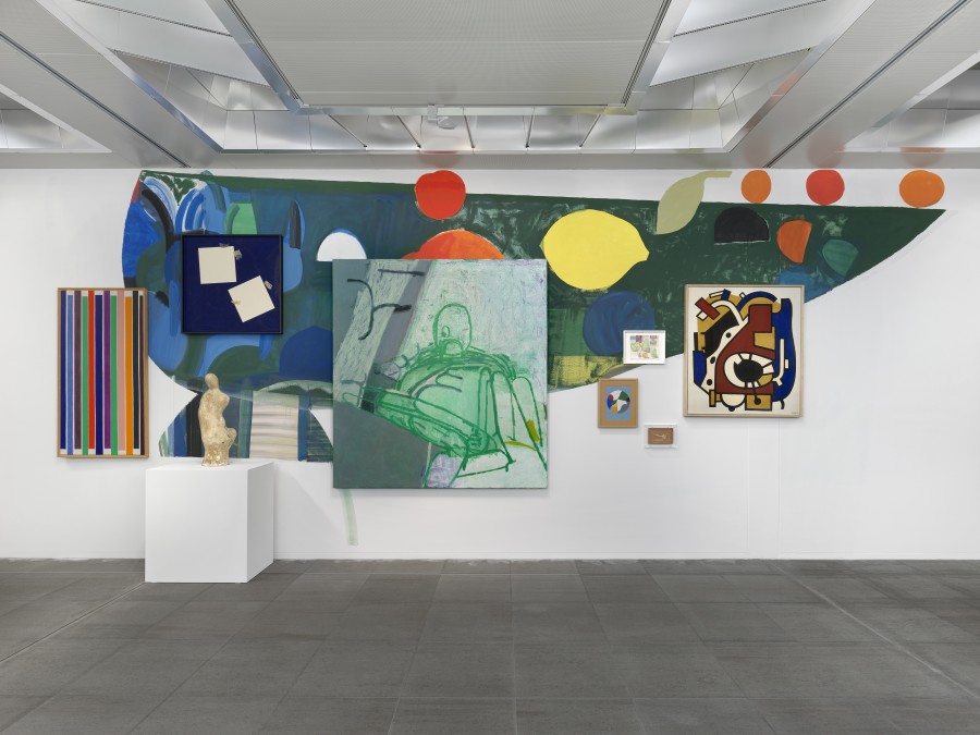 Installation view ‘Collection intervention by Amy Sillman’, Kunstmuseum Bern, 2025, photo: © Annik Wetter