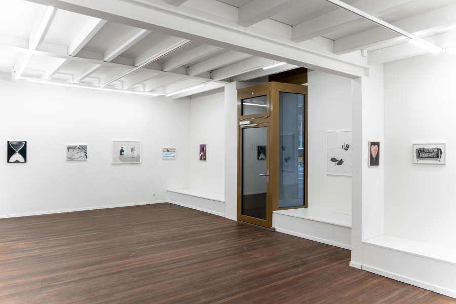 Exhibition views, Adam Cruces: Pastels, Blue Velvet, Zürich, Swiss, 2026. Photo: Adam Cruces