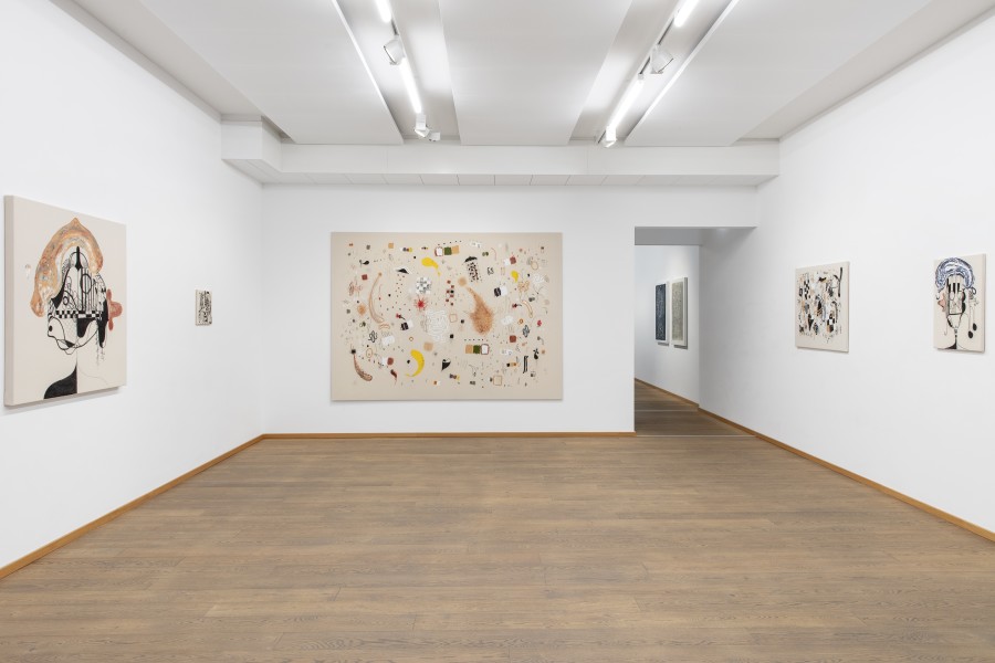 Installation view, Alexi Tsioris, Dwell raw, Livie Gallery, 2025, Photos: Esther Mathis