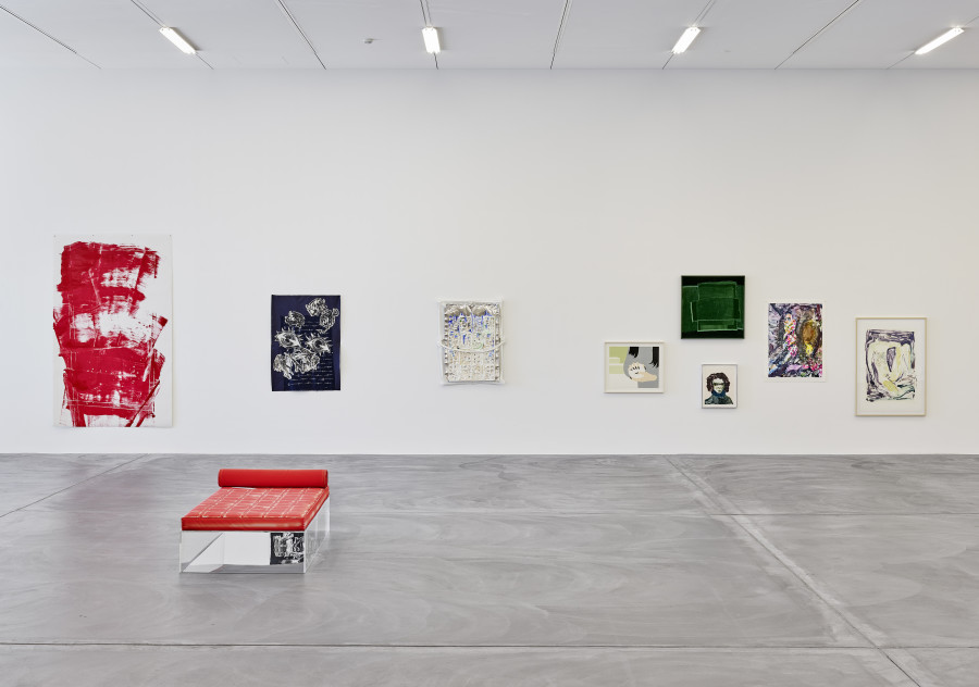 Installation view, MONOTYPES, Edition VFO at Kunsthalle Zürich, 2023. Courtesy of Edition VFO, Kunsthalle Zurich, the artist and Bernhard Strauss.