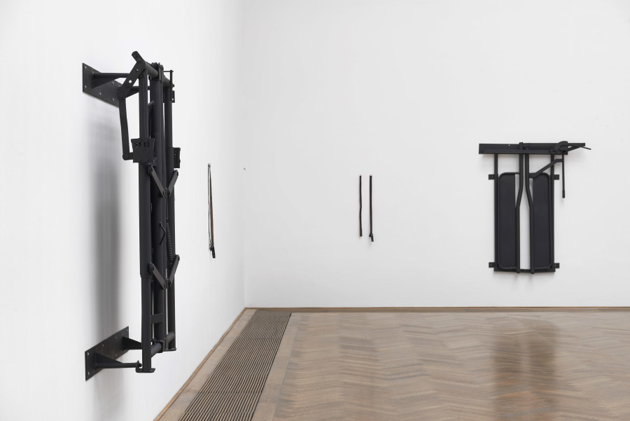 Tiona Nekkia McClodden,THE POETICS OF BEAUTY WILL INEVITABLY RESORT TO THE MOST BASE PLEADINGS AND OTHER WILES IN ORDER TO SECURE ITS RELEASE, Kunsthalle Basel, 2023, exhibition view, photo: Philipp Hänger / Kunsthalle Basel