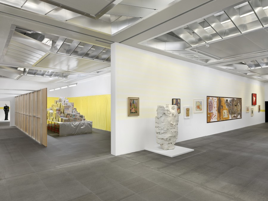 Installation view ‘Collection intervention by Amy Sillman’, Kunstmuseum Bern, 2025, photo: © Annik Wetter