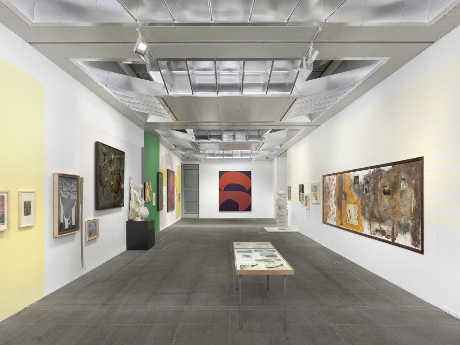 Installation view ‘Collection intervention by Amy Sillman’, Kunstmuseum Bern, 2025, photo: © Annik Wetter