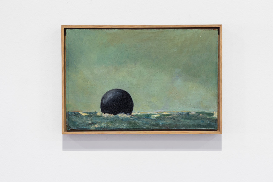 Fiona Banner aka The Vanity Press, Avenir, 2018, Oil on Wood, 18 x 27 cm Burger Collection, Hong Kong. Photo Kilian Bannwart