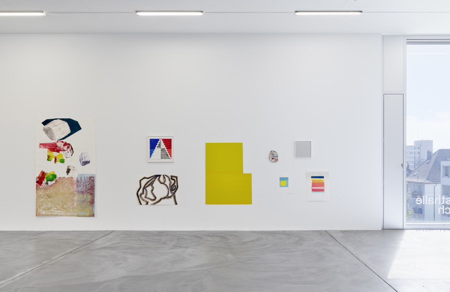 Installation view, MONOTYPES, Edition VFO at Kunsthalle Zürich, 2023. Courtesy of Edition VFO, Kunsthalle Zurich, the artist and Bernhard Strauss.