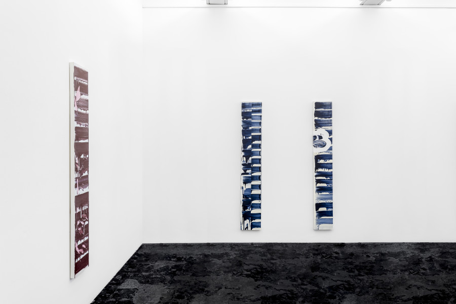 David Reed «Krefeld Miami New York», Installation view Häusler Contemporary Zürich, 2023 | photo: Peter Baracchi.